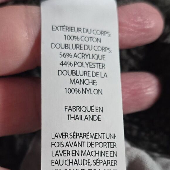 LL Bean Sherpa Lined Jacket Chore Coat Mens XL Stone Gray‎ Snap Pockets Barn - Picture 9 of 13